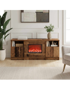 Caminetto elettrico Rovere Artigianale 98 x 28,5 x 40,5 cm