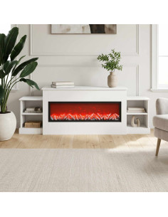 Caminetto elettrico Bianco 177 x 30 x 56,5 cm