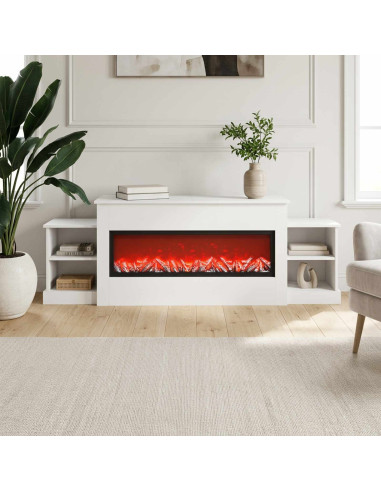 Caminetto elettrico Bianco 177 x 30 x 56,5 cm