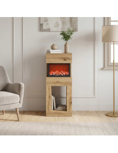 Caminetto elettrico Rovere Artigianale 35 x 30 x 86 cm