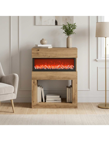 Caminetto elettrico Rovere Artigianale 64 x 30 x 87 cm