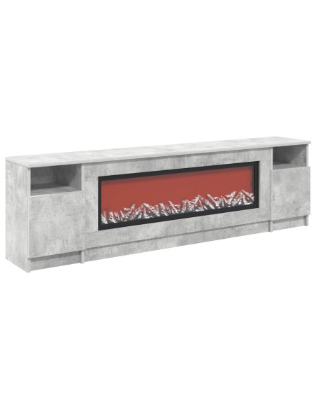 Caminetto elettrico Cemento 165 x 28,5 x 47 cm