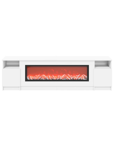 Caminetto elettrico Bianco 165 x 28,5 x 47 cm