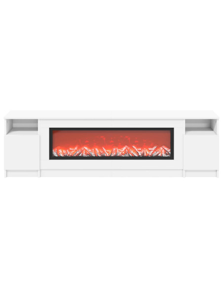 Caminetto elettrico Bianco 165 x 28,5 x 47 cm