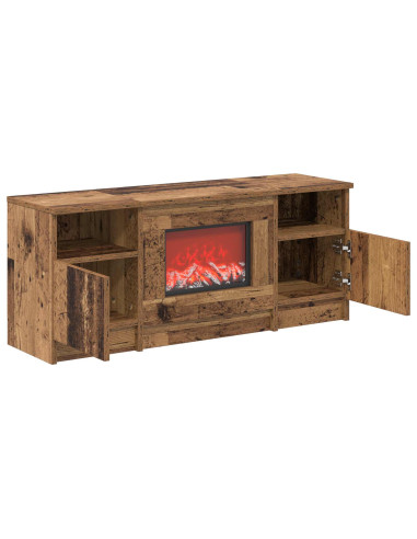 Caminetto elettrico Legno antico 98 x 28,5 x 40,5 cm