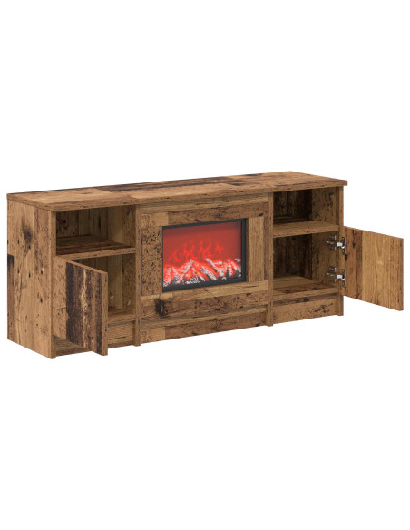 Caminetto elettrico Legno antico 98 x 28,5 x 40,5 cm