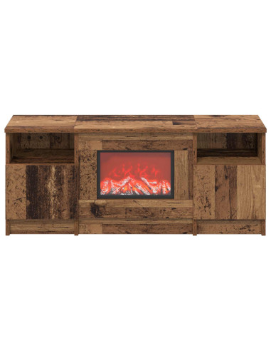 Caminetto elettrico Legno antico 98 x 28,5 x 40,5 cm