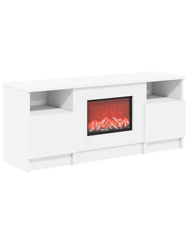 Caminetto elettrico Bianco 98 x 28,5 x 40,5 cm