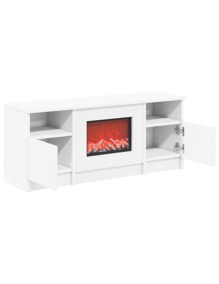 Caminetto elettrico Bianco 98 x 28,5 x 40,5 cm