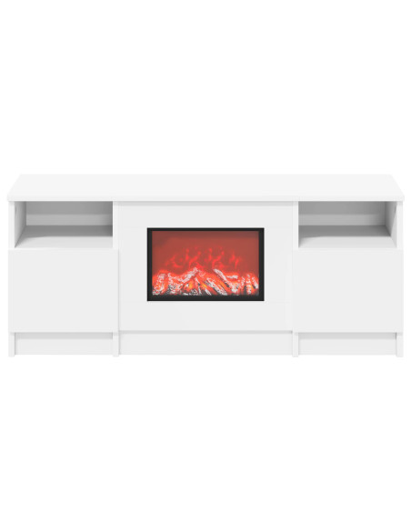 Caminetto elettrico Bianco 98 x 28,5 x 40,5 cm