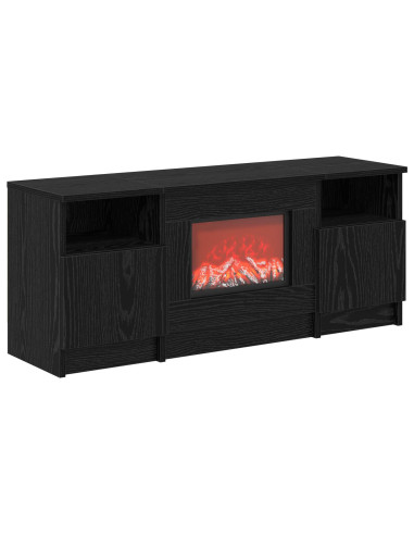 Caminetto elettrico Rovere Nero 98 x 28,5 x 40,5 cm