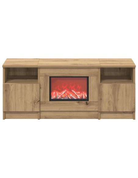 Caminetto elettrico Rovere Artigianale 98 x 28,5 x 40,5 cm