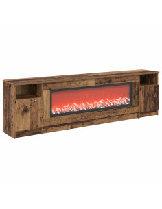 Caminetto elettrico Legno antico 165 x 28,5 x 47 cm 2