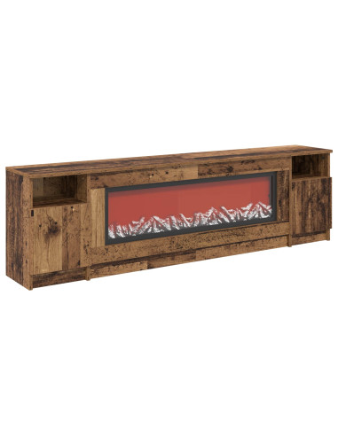 Caminetto elettrico Legno antico 165 x 28,5 x 47 cm