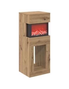Caminetto elettrico Rovere Artigianale 35 x 30 x 86 cm 2