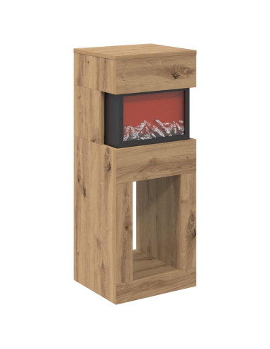 Caminetto elettrico Rovere Artigianale 35 x 30 x 86 cm