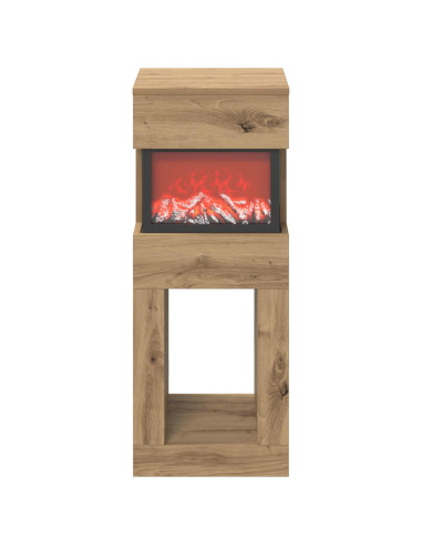 Caminetto elettrico Rovere Artigianale 35 x 30 x 86 cm