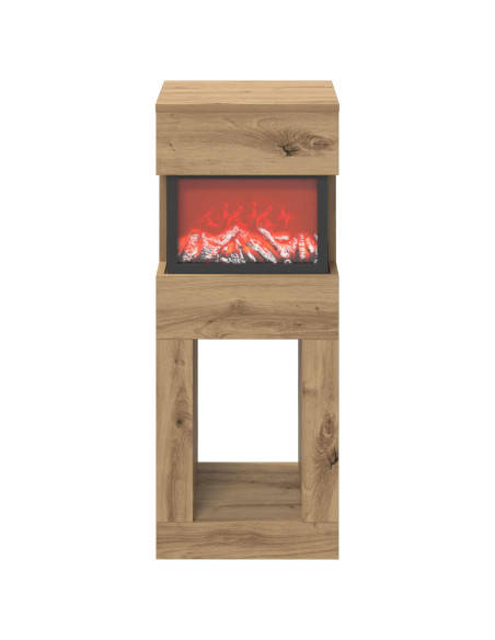 Caminetto elettrico Rovere Artigianale 35 x 30 x 86 cm