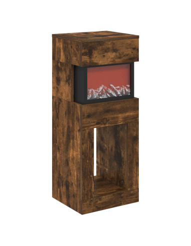 Caminetto elettrico Rovere Fumo 35 x 30 x 86 cm