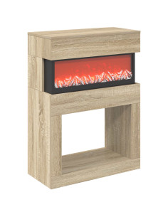 Caminetto elettrico Sonoma 64 x 30 x 87 cm Legno ingegnerizzato 2