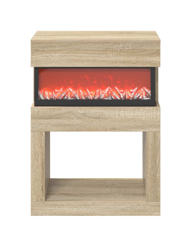 Caminetto elettrico Sonoma 64 x 30 x 87 cm Legno ingegnerizzato