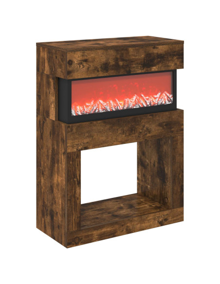 Caminetto elettrico Rovere Fumo 64 x 30 x 87 cm