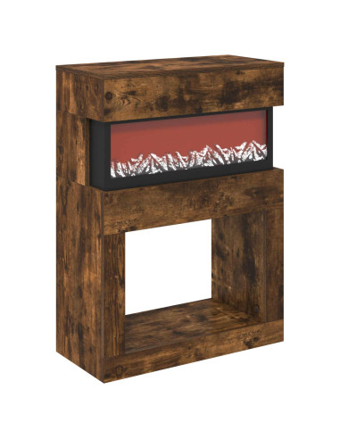 Caminetto elettrico Rovere Fumo 64 x 30 x 87 cm