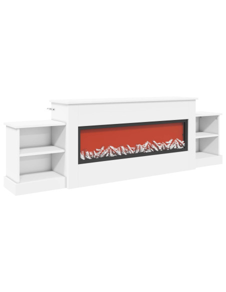 Caminetto elettrico Bianco 177 x 30 x 56,5 cm