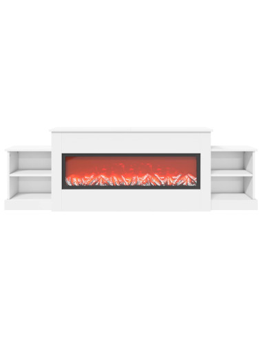 Caminetto elettrico Bianco 177 x 30 x 56,5 cm
