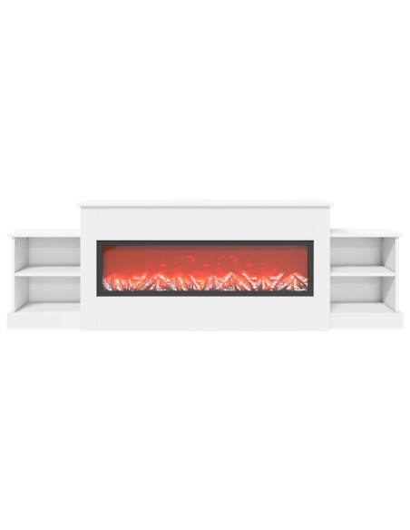 Caminetto elettrico Bianco 177 x 30 x 56,5 cm