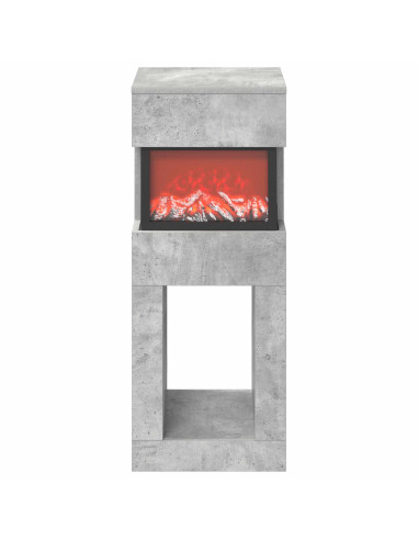 Caminetto elettrico Cemento 35 x 30 x 86 cm