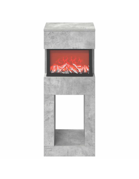 Caminetto elettrico Cemento 35 x 30 x 86 cm