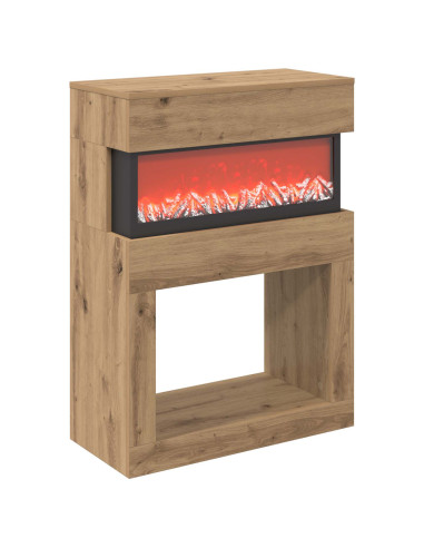 Caminetto elettrico Rovere Artigianale 64 x 30 x 87 cm