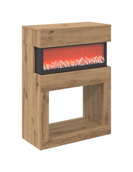 Caminetto elettrico Rovere Artigianale 64 x 30 x 87 cm