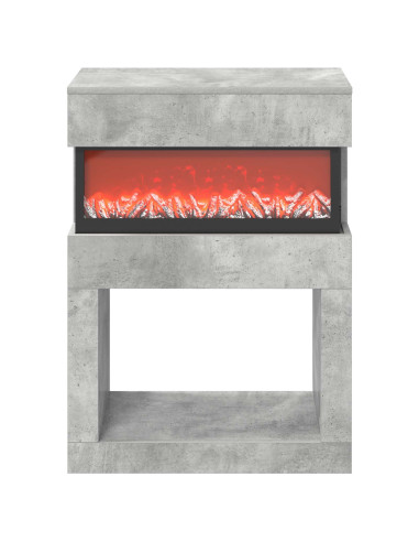 Caminetto elettrico Cemento 64 x 30 x 87 cm