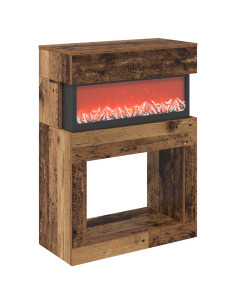 Caminetto elettrico Legno antico 64 x 30 x 87 cm 2