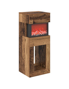 Caminetto elettrico Legno antico 35 x 30 x 86 cm 2