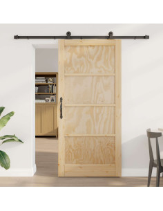 Porta scorrevole 93 x 202 cm Legno ingegnerizzato