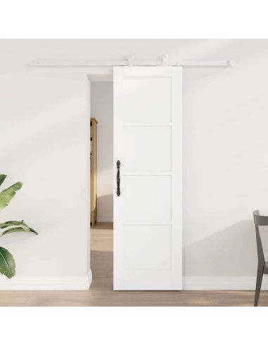 Porta scorrevole 61 x 198,5 cm Legno ingegnerizzato Bianco