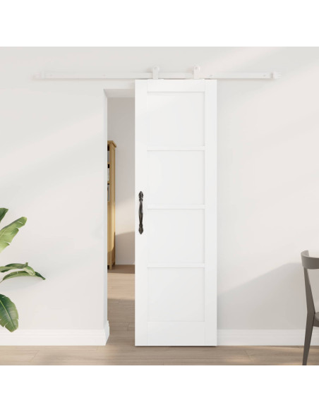 Porta scorrevole 61 x 198,5 cm Legno ingegnerizzato Bianco