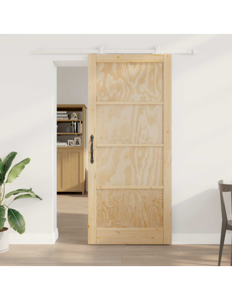 Porta scorrevole 93 x 211 cm Legno ingegnerizzato