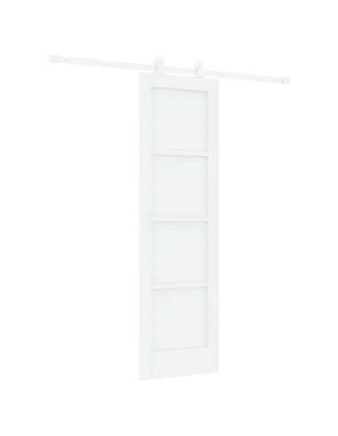 Porta scorrevole 61 x 198,5 cm Legno ingegnerizzato Bianco