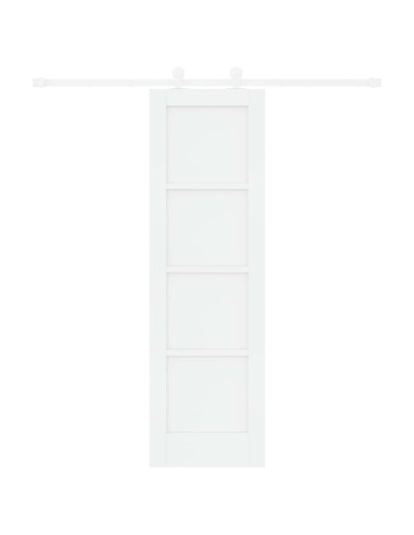 Porta scorrevole 61 x 198,5 cm Legno ingegnerizzato Bianco