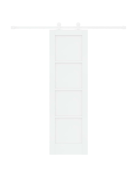 Porta scorrevole 61 x 198,5 cm Legno ingegnerizzato Bianco