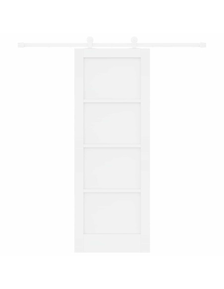 Porta scorrevole 73,5 x 198,5 cm Legno ingegnerizzato Bianco