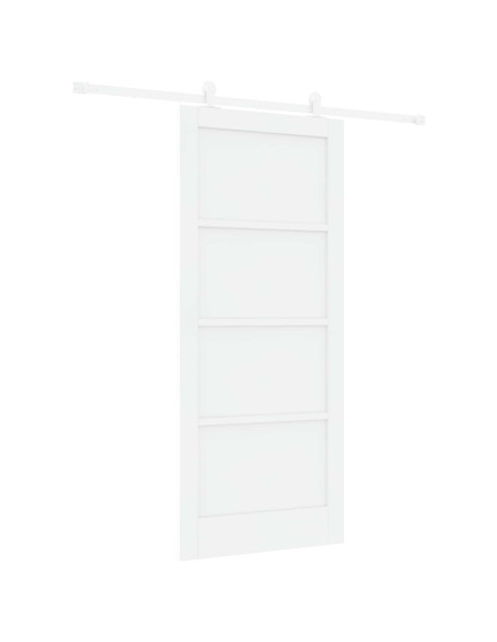 Porta scorrevole 86 x 198,5 cm Legno ingegnerizzato Bianco