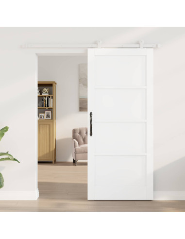 Porta scorrevole 86 x 198,5 cm Legno ingegnerizzato Bianco