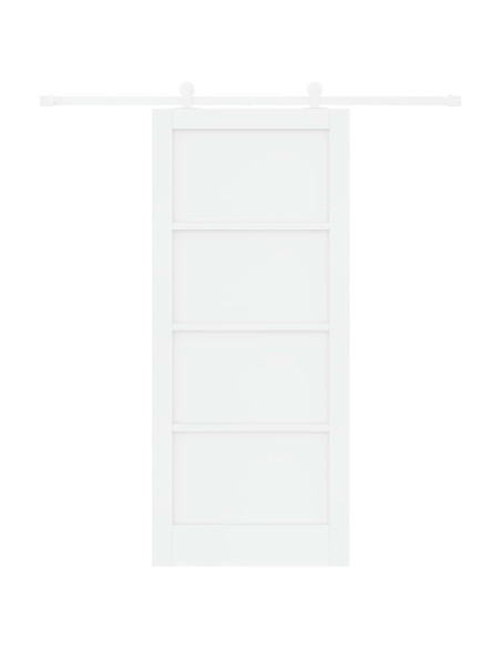 Porta scorrevole 86 x 198,5 cm Legno ingegnerizzato Bianco