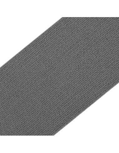 Tappeti per scale 15 pz 76 x 20 cm Grigio Chiaro Poliestere