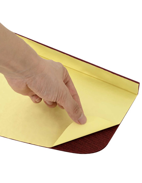 Tappeti per scale 15 pz 65 x 21 x 4 cm Borgogna Poliestere
